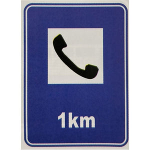 Detec™ Public Telephone Reflective Sign Board