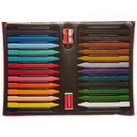 Load image into Gallery viewer, Detec™ Faber Castell 24 Grip Erasable Crayons Pack of 40
