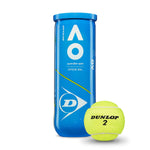 Load image into Gallery viewer, Dunlop AUSOPEN-TBALL Rubber Australian Open Tennis Ball (Green) (3 balls per can)
