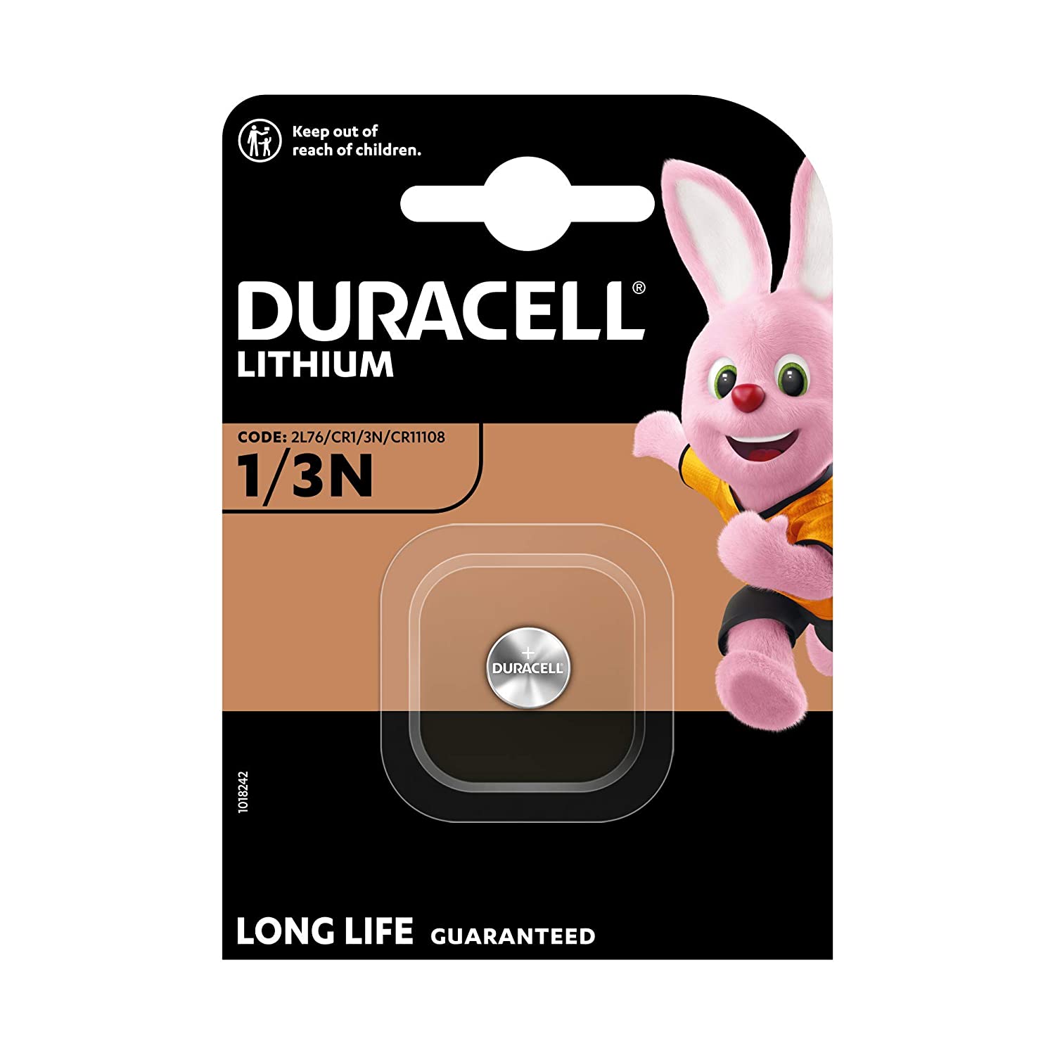 Duracell Specialty 1/3N High Power Lithium Battery 3V - Pack of 1