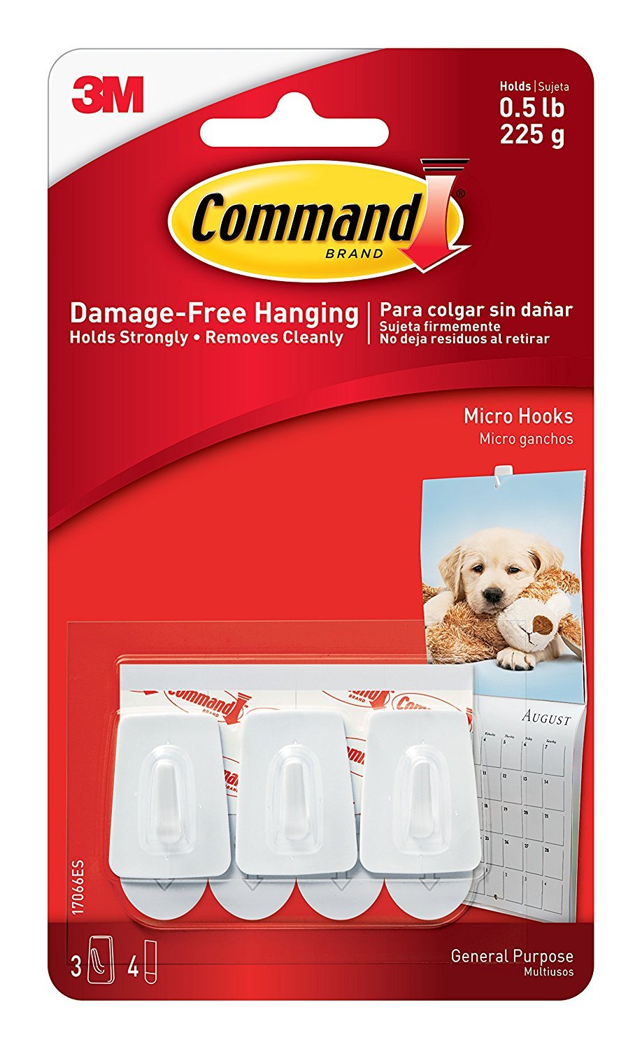 Detec™ 3M Command Micro Hooks Pack of 40