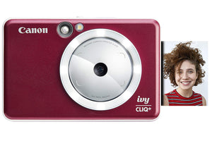 Canon IVY CLIQ+ Instant Camera Printer Ruby Red