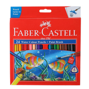 Detec™ Faber Castell Water Color Pencil 24s Pack of 10