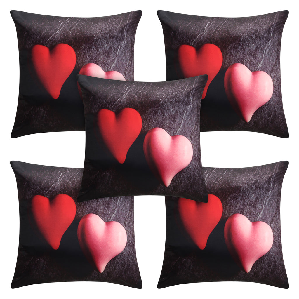 Desi Kapda 3D Printed Cushions & Pillows Cover (Pack of 2, 40 cm*40 cm, Multicolor)