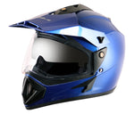 गैलरी व्यूवर में इमेज लोड करें, Detec™ Vega Off Road D/V Dull Black Helmet 
