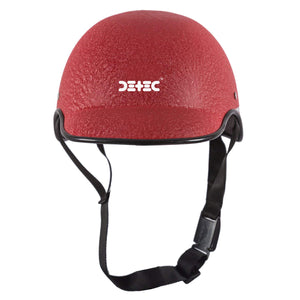 Detec™ Safety Helmet with Quick Release Strap for Men & Women (Red, Free Size)