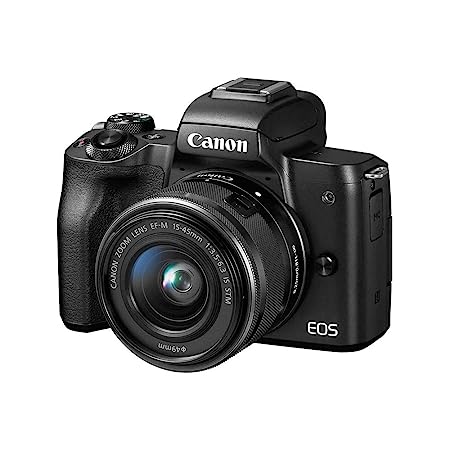 Used Canon EOS M50 24.1MP Digital Zoom Mirrorless Camera Black