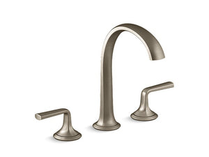 Kohler Sink Faucet Arch Spout Lever Handles Script by Kallista P25007-LV-BV