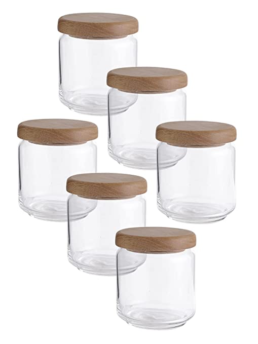 Ocean Pop Jar 500 Ml With Wooden Lid