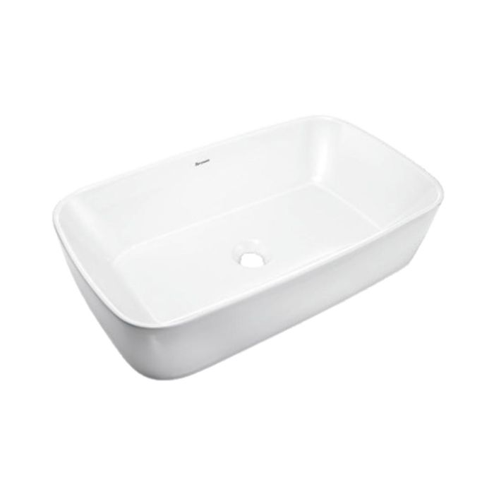 Parryware Table Top Rectangle Shaped White Basin Area Celite C042R