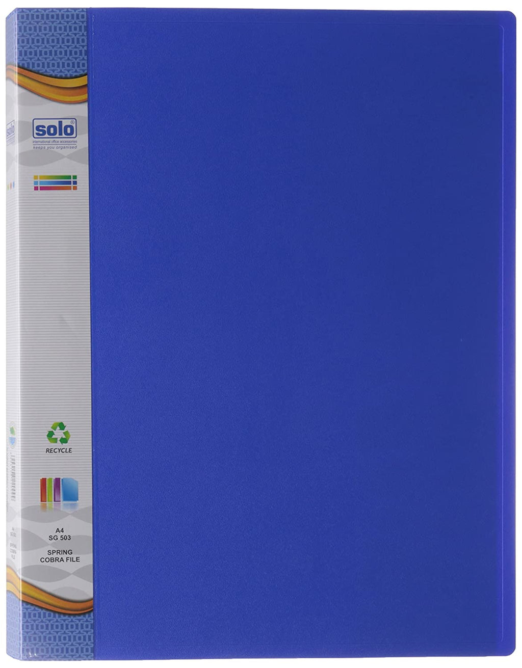 सोलो एसजी503 स्प्रिंग कोबरा फाइल ए4 ब्लू 10 का पैक