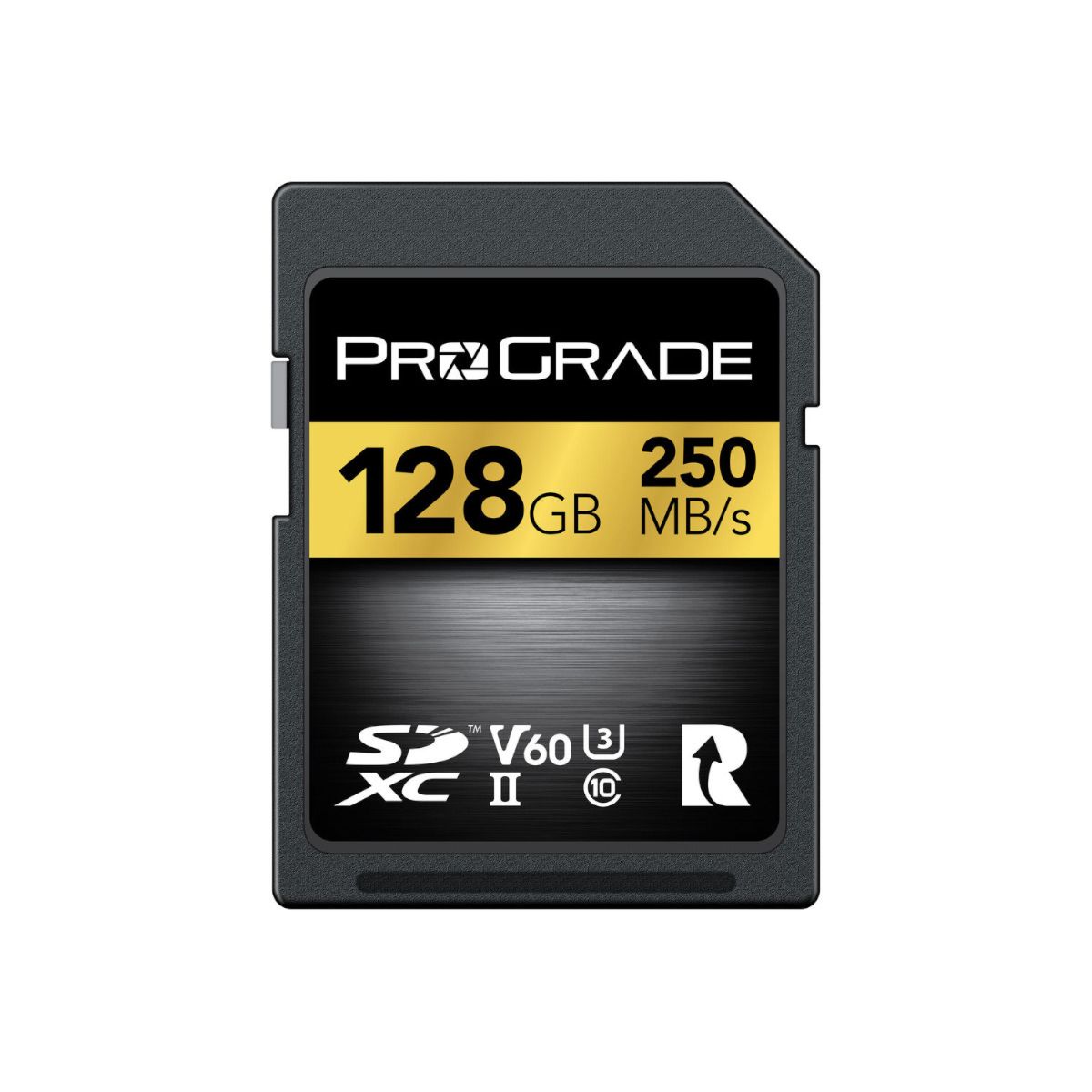 प्रोग्रेड डिजिटल 128जीबी एसडीएक्ससी यूएचएस II वी60 मेमोरी कार्ड गोल्ड 250 एमबी/एस