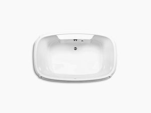 Kohler Portrait 1.7m Drop-In Acrylic BubbleMassage Bath K-1457T-G-0