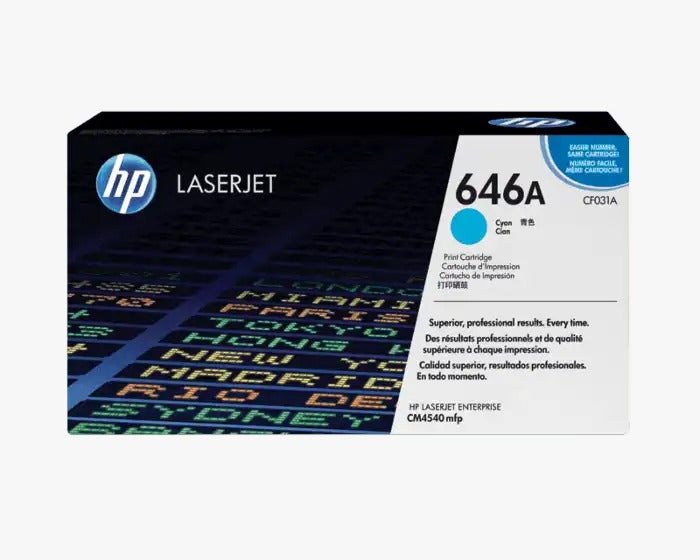 HP 646A Cyan Original LaserJet Toner Cartridge