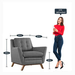Load image into Gallery viewer, Detec™ Christopher Lounge chair - Grey Color
