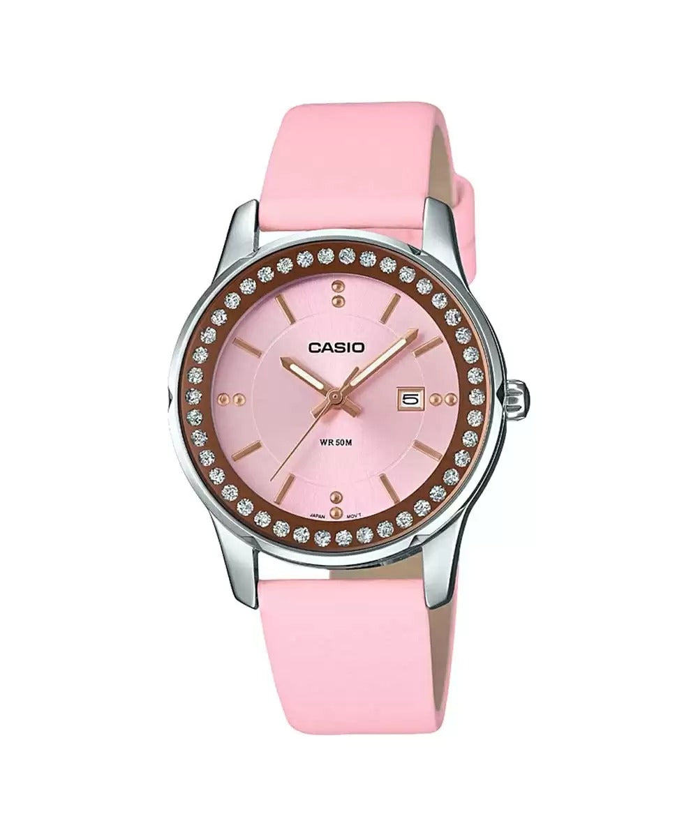 Casio Enticer Ladies LTP 1358L 4A2VDF A1584 Pink Analog Women's Watch