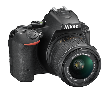 Nikon D5500 DX-फॉर्मेट डिजिटल SLR कैमरा AF-P 18-55mm VR लेंस किट