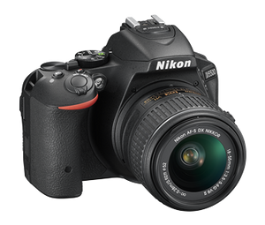 Nikon D5500 DX-फॉर्मेट डिजिटल SLR कैमरा AF-P 18-55mm VR लेंस किट