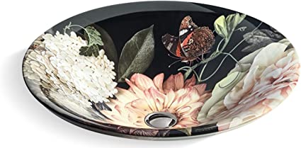 Kohler 30333-DM1-0 Dutchmaster Bathroom Sink Blush Floral