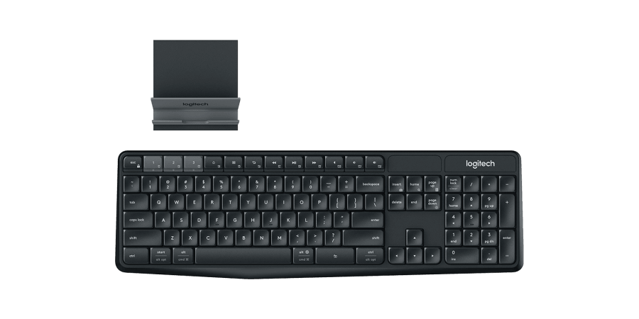 लॉजिटेक K375S मल्टी-डिवाइस (वायरलेस कीबोर्ड और स्टैंड कॉम्बो)