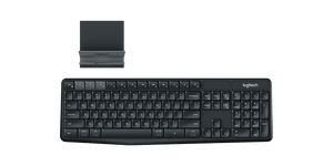 लॉजिटेक K375S मल्टी-डिवाइस (वायरलेस कीबोर्ड और स्टैंड कॉम्बो)