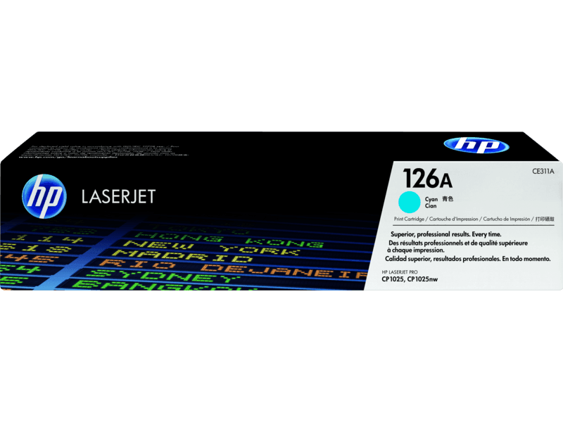 HP 126A Cyan Original LaserJet Toner Cartridge