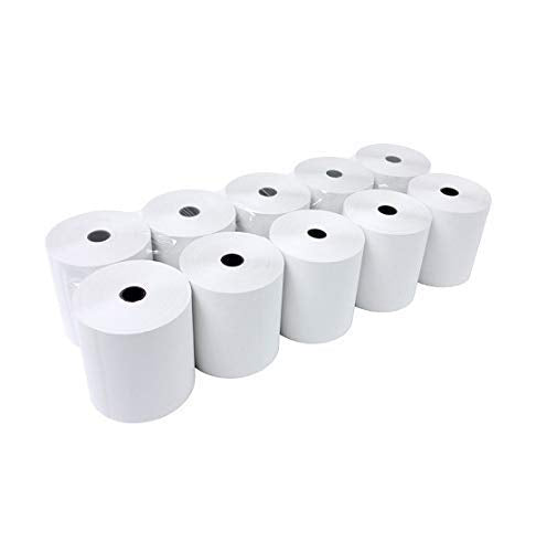 Dehmy 80 Mm x50 Mtr Thermal Paper Roll Pack of 10