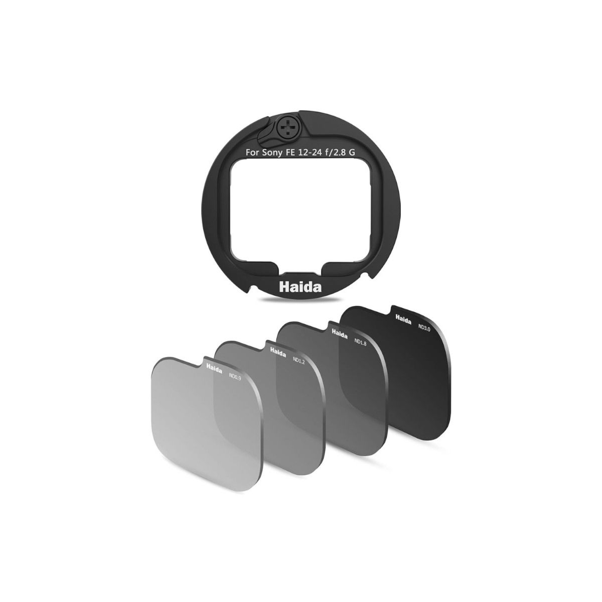 Kit de filtros ND insertables para el objetivo Sony FE 12-24mm F2.8 GM