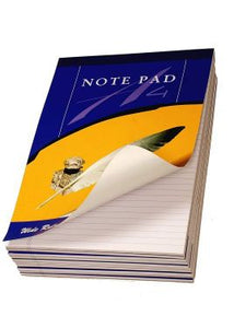 Sukesh Craft Ruled Writing Pad 11.75x8.2 Inch Pack of 10