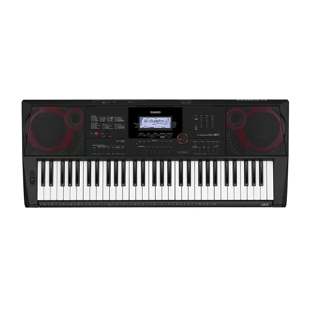 Casio Localized Keyboards CT-X8000IN  61-Key Portable Keyboard with Piano Tones Black