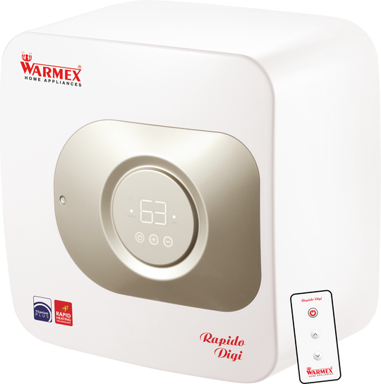 Warmex Storage Electric Water Heater High Pressure Digital Rapido 15L