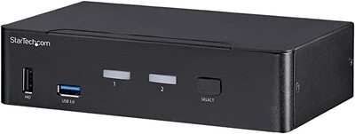 StarTech Com 2 Port DisplayPort KVM Switch 4K 60Hz