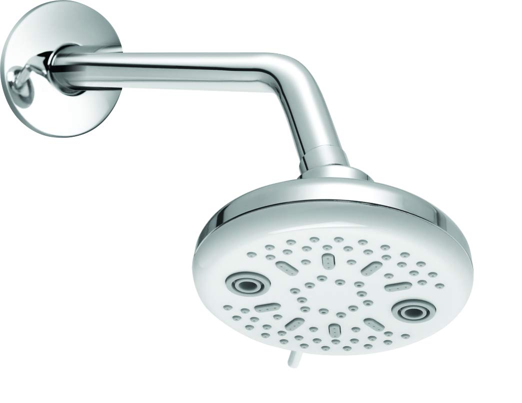 Somany Wave 5 Fn 125mm OH shower with 225mm Arm and Flange