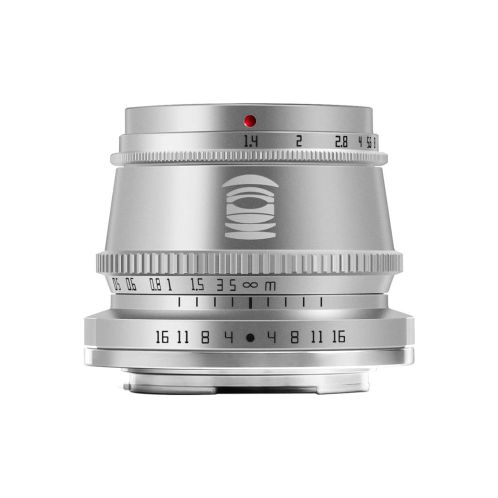 TTArtisan 35mm f/1.4 Lens for Micro Four Third MFT Silver