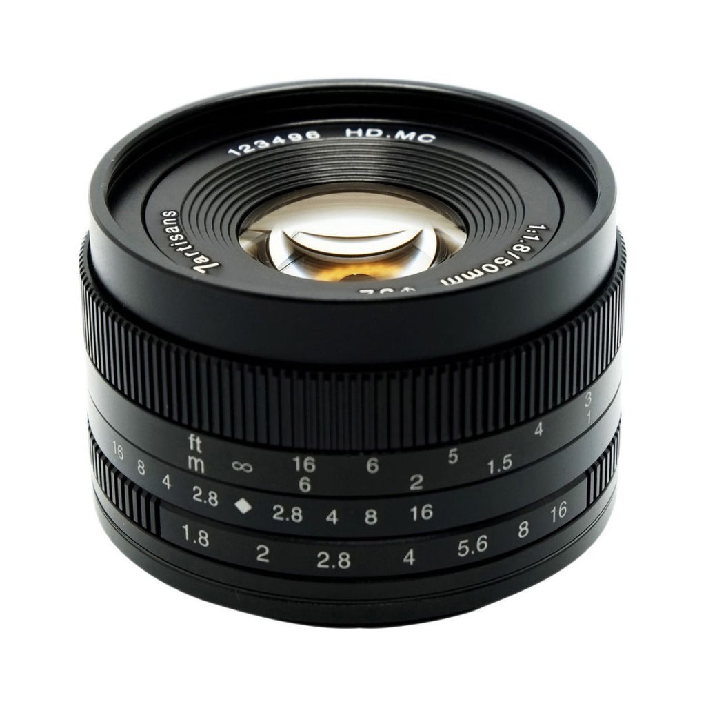 7artisans 50mm F 1.8 Lens Canon EF M Black