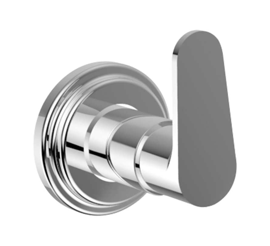 Hindware Cora Exposed Part Kit for Concealed Stop Cock (with Sleeve, Handle & Flange) F440020