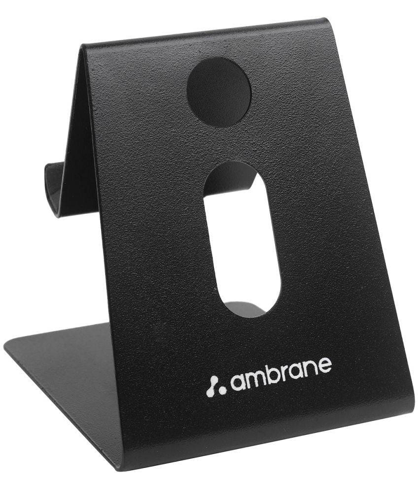 Ambrane Mobile Holding Stand, 180 Degree View, Premium Metal Body, W