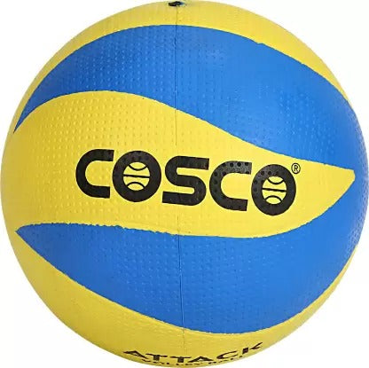 Open Box Unused Cosco Attack Volleyball Size 4 Blue Yellow