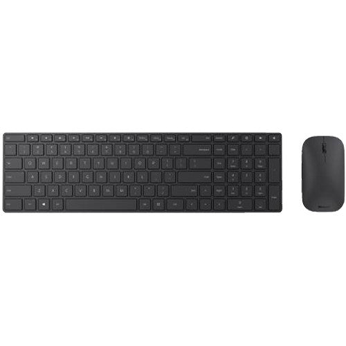 Microsoft Bluetooth Desktop Matte Black Slim Keyboard Mouse Combo