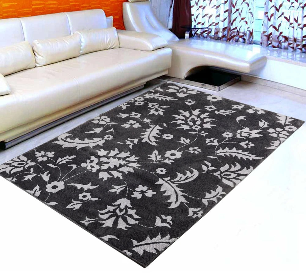 Saral Home Detec™ Modern Leaf Carpet Design