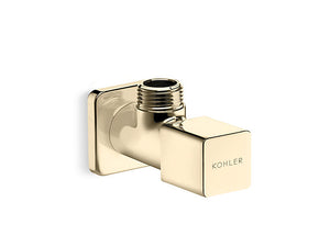 Kohler K-80158IN-9-AF Square angle valve in french gold