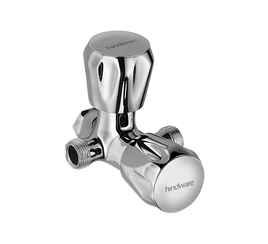 Hindware Classik Angular Stop Cock 2-Way W/O Wall Flange (F200006)