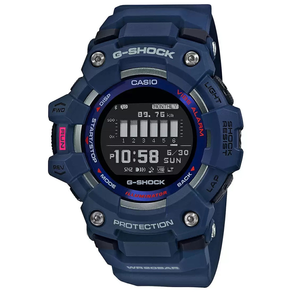 Casio G Shock Gbd 100 2Dr G1041 Blue Digital Men's Watch
