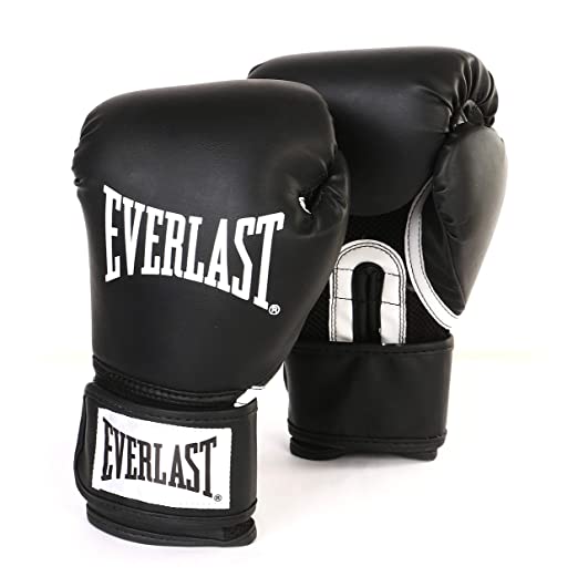 Open Box Unused Everlast Boxing Gloves Classic Black Large