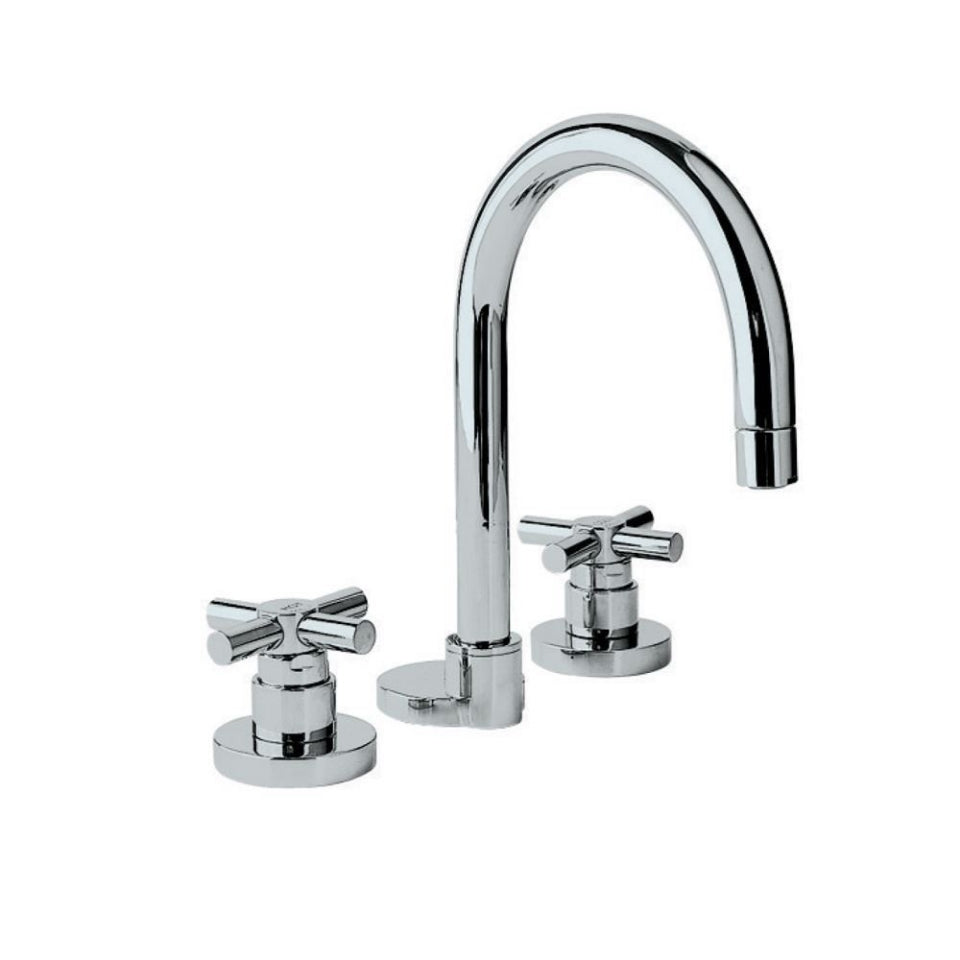 Jaquar 3 Hole Basin Mixer With Pop Up Waste SOL-6191