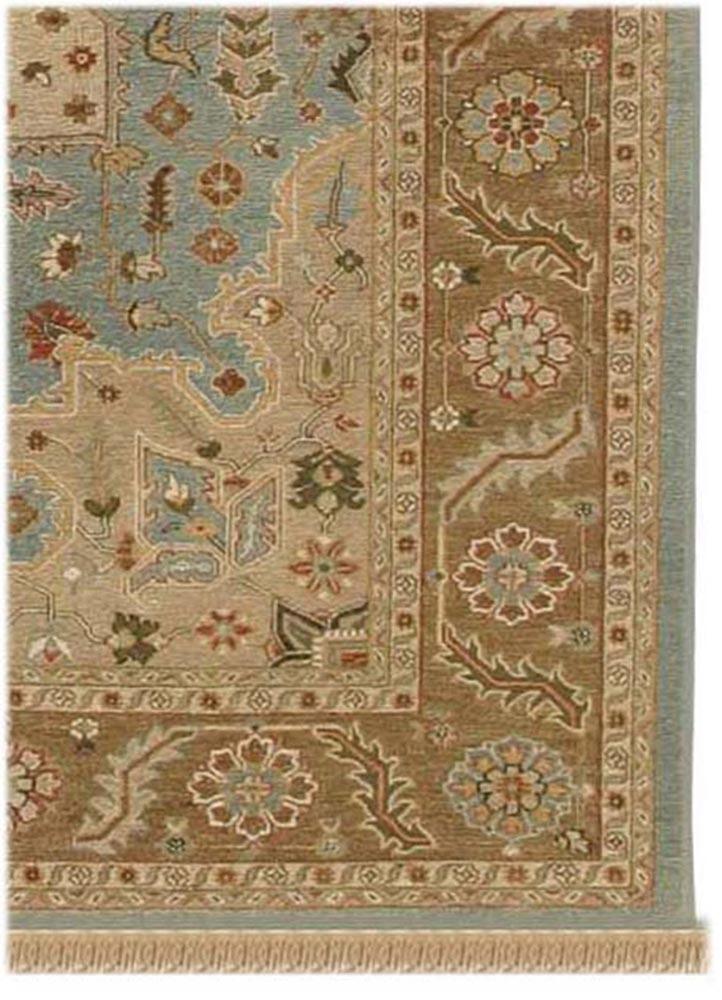 Jaipur Rugs Jaimak Wool Material Mild Coarse Texture Gold Brown