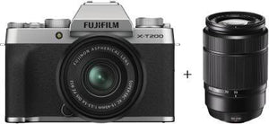 Fujifilm X-t200 With 15-45mm+50-230mm Dual Kit Digital Camera-silver