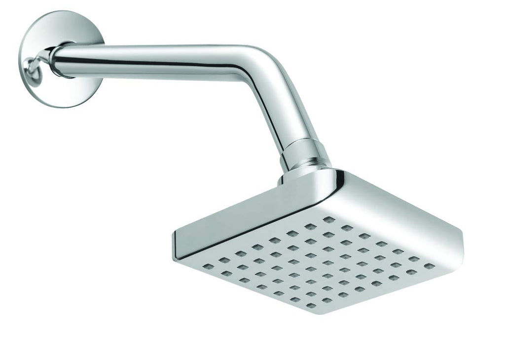 Somany Hemel 1 Fn 100mm OH shower with 225mm Arm and Flange