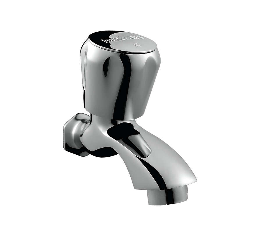 हिंदवेयर कॉन्टेसा प्लस बिब कॉक (फोम फ्लो) बिना वॉल फ्लैंज के (F330003)