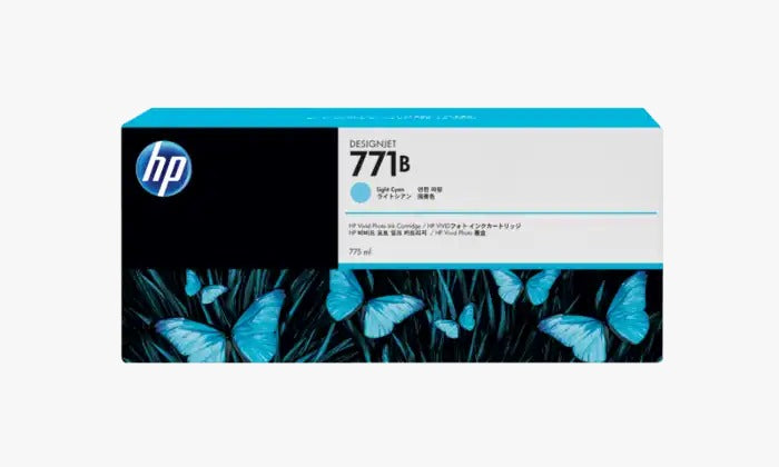 HP 771B 775ml लाइट सियान इंक कार्ट्रिज